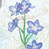 青の花
